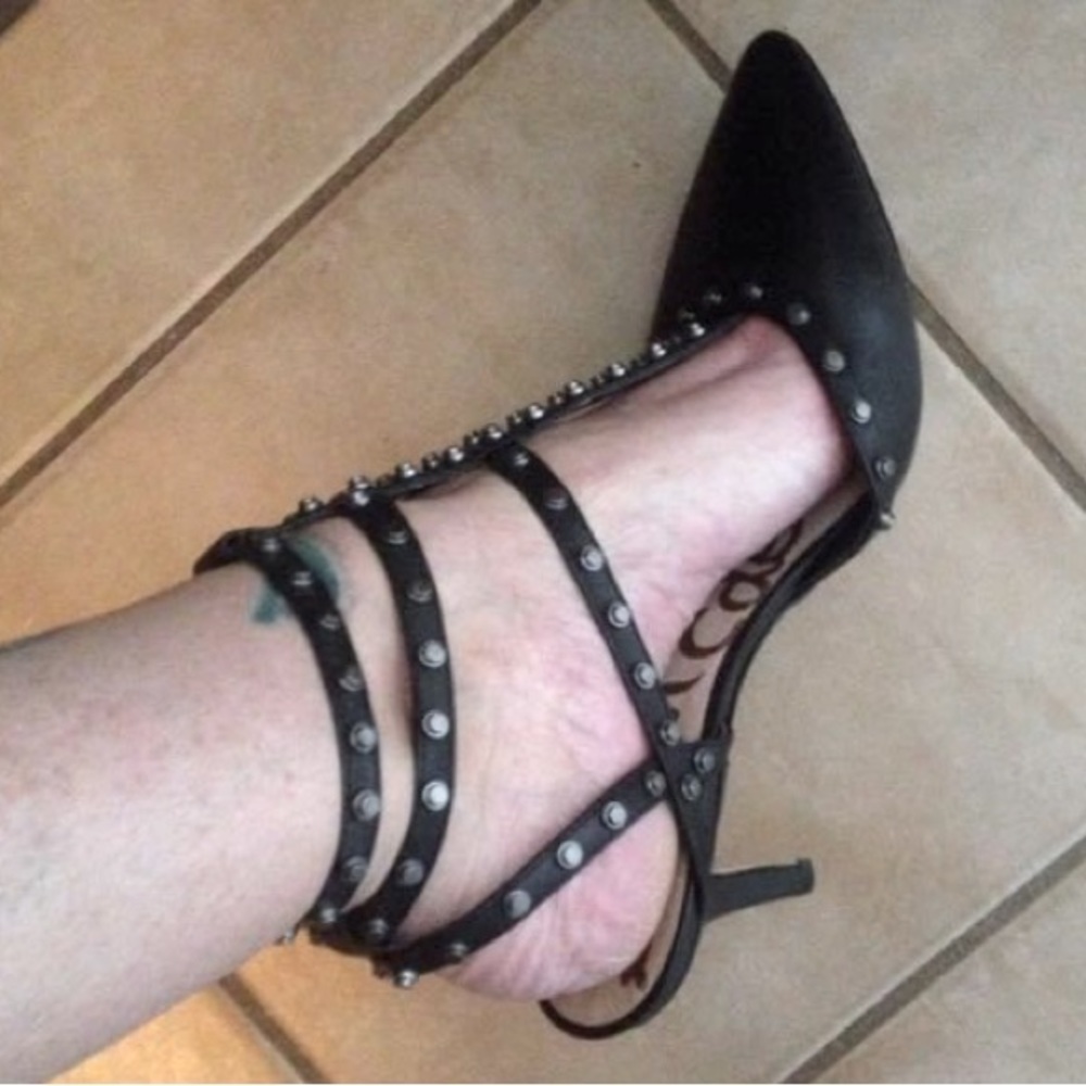 Sam Edelman Studded Straps. Worn only twice. They’ve been stored away since.